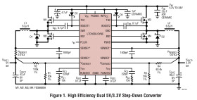 High Efficiency, 2-Phase Synchronous Step-Down Switching Regulator