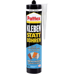 Pattex PKBUW Adhesive Sealant 450g No-Drill Solution Strong Hold