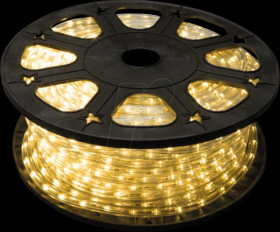 HQRL45002 LED rope light 45 m, warm white, IP44
