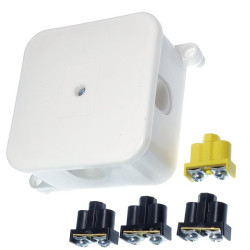 Puszka n/t VP-61 88x88x40 z zac. IP44 400V biała