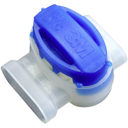 3M 314 Scotchlok Connector 3-Pin Flame Retardant 50 pcs Blue