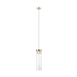 Lampa wisząca GEM kolor francuskie złoto/transparentny metal/kryształ, G9 IP20 P0389-01D-F7AC Zuma Line