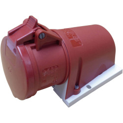 MENNEKES 32 CEE Wall Socket 32A 5-Pin 400V Splash Proof Screwless Design