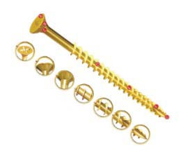 Wkręt do drewna Stalowe 6mm typ Countersunk UNIFIX VORTEX