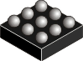 20-V, P channel NexFET™ power MOSFET, dual Common Source WLP 1.5 mm x 1.5 mm, 27 mOhm, gate ESD pro