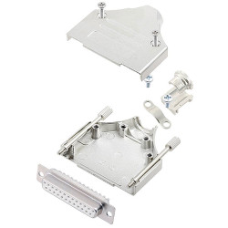 Encitech 6355-8005-13 D-Sub Receptacle Set 25 Pins Solder Bucket 1pc