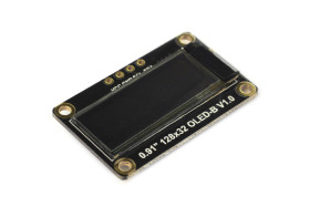 Fermion: Monochrome 0.91” 128x32 I2C OLED Display (Breakout)