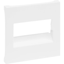 Legrand 765154 Seano Cover RJ45 Ultra White for 1-2 Way Data Sockets