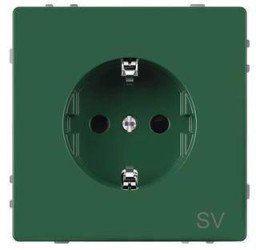 Merten Gniazdo elektryczne System Design zielony MEG2300-6004 1 szt.