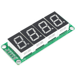 Wyświetlacz LED 4 cyfry HC595