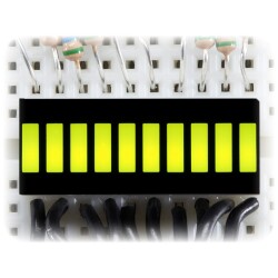 10 Segment Light Bar Graph LED Display - Yellow-Green