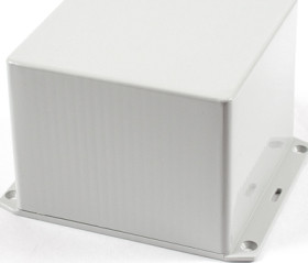 ABS enclosure, (L x W x H) 120 x 120 x 94 mm, light gray (RAL 7035), IP54, 1591VFLGY