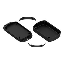 Obudowa ogólnego użytku ABS szerokość zew. 57,4mm długość zew. 109,9mm wys. zew. 25mm RS PRO Czarny