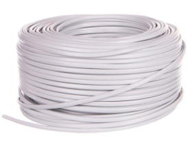 Przewód płaski H03VVH2-F (OMYp) 2x0,5 biały /100m/