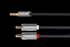 10m 3.5 Jack Stereo - 2RCA Cable - Kruger&Matz Basic