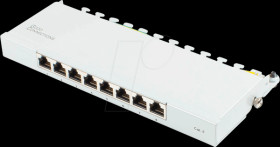 GC-N0111 Patchpanel, 8 Port, Cat.6, 0,5 HE