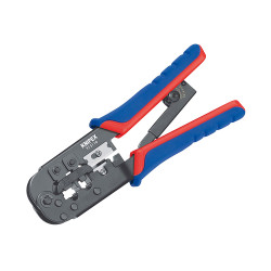 Knipex 97 51 10 SB Crimping Pliers for RJ11/12 RJ45 Western Plugs
