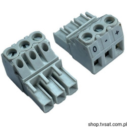 L2452-03 Socket 6 Poles BLOCK LMI