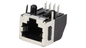 Gniazdo Rj45 8-Pin Kat 3 Ekranowane,Niskoprofilowe Na Pcb 5555141-1