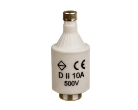 Wkładka bezpiecznikowa 10A DII gF 500V LE27F10