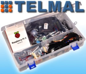 Raspberry 3 Pi + zestaw modułów + akcesoria