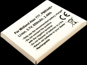 36001 Battery for Alan 777, Li-Ion, 650 mAh