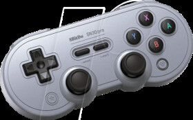 80DM 8BitDo SN30 Pro Bluetooth Controller, gray