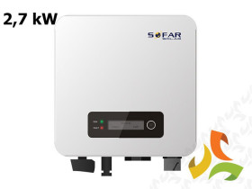 Inwerter falownik 2,7kW 1F 13A TL-G3 1MPPT wyłącznik DC moduł WiFi 2700TL SOFAR