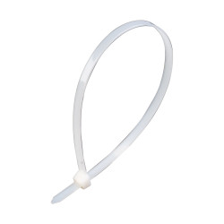 UniStrand UNI-CT11W Natural 370mm Nylon Cable Ties Wide(7.6mm) Pack of 100