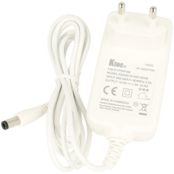 Zasilacz impulsowy 12V 1,5A 2,5/5,5 mm biały