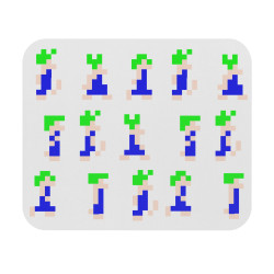 Lemmings Mouse Pad (Rectangle)