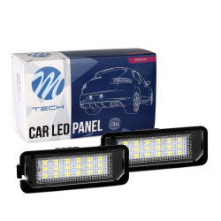 Lampa LED 18SMD VW Podświetlenie tablicy rejestracyjnej VW Golf 6 kpl.