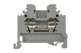 Złączka szynowa 2-przewodowa 2,5mm2 szara 280-101