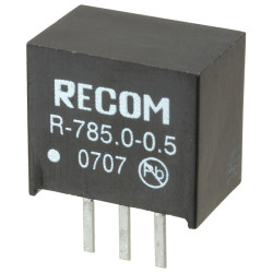 Recom R-783.3-0.5 R78 3.3V 0.5A Sgl Out Converter SIL