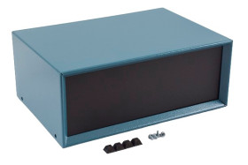 Obudowa Aluminium, stal wysokość zew: 102 mm szerokość zew: 178 mm długość zew: 254 mm 254 x 178 x 102mm