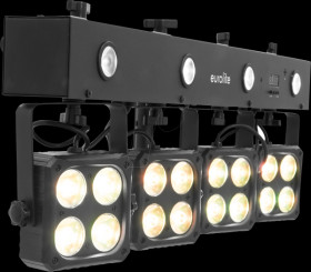 42109630 4 RGBW , 4 white strobe LEDs, QuickDMX