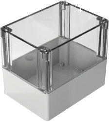 PC enclosure, (L x W x H) 160 x 120 x 140 mm, gray (RAL 7035), IP66, 331216140