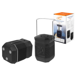 Latarka ręczna LED 5W 3xAA(R6) kempingowa uchwyt magnet+hak czarna / LxLL96