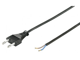 Kabel przyłączeniowy Euro, do konfekcjonowania 1,5 m, Czarny