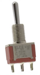 Przełącznik Wł.-wył.-wł. średnica wycięcia 6.35mm SPDT TE Connectivity Montaż panelowy