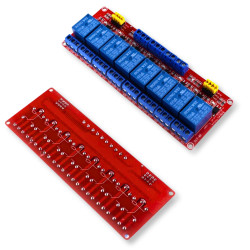 Moduł 8-kanałowy 5V 10A przekaźnik sterowany stanem niskim/wysokim LL/HL