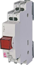 Lampka modułowa 1-fazowa czerwona LG1 760512100