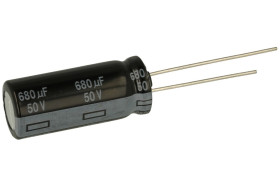 Kondensator; niskoimpedancyjny; elektrolityczny; EEUFR1H681LX; 680uF; 50V; FR-A; fi 12,5x35mm; 5mm; przewlekany (THT); luzem; Pa