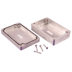 Hammond 1550Z107 Diecast Enclosure (Thick Wall, 125 x 80 x 41mm) Natural