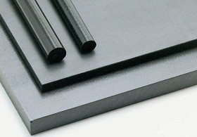 Pręt nylonowy, Ø 45mm x 1m, kolor: Czarny