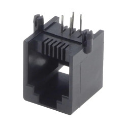 Gniazdo RJ 6P4, mini do druku