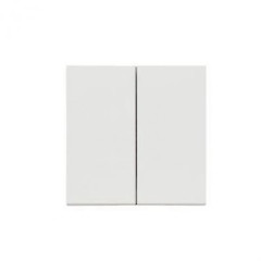 Simon 55 Klawisz podwójny do: SW5M, SP2M Jasnoszary mat TKW5/114