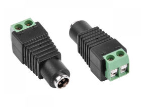 Gniazdo DC 2,1/5,5 z szybkozłączem,