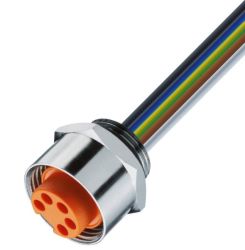 RKF 50/11-04 5 styków, złącze żeńskie do obudowy, gwint montażowy PG11, wyprowadzone pojedyncze żyły, gwint 7/8"-16UNF-2A, LUMBE