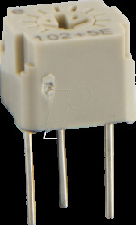 FT-63EP-102 Precision potentiometer, trimmer, vertical, 1 kOhm